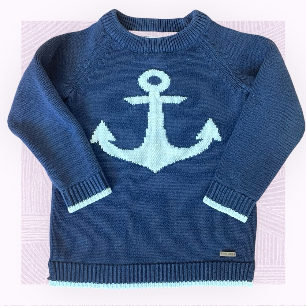 ** toddler navy blue sweater ** size 4 years old